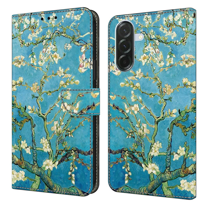 Housse Samsung Galaxy A37 Apricot Blossom Portefeuille Support