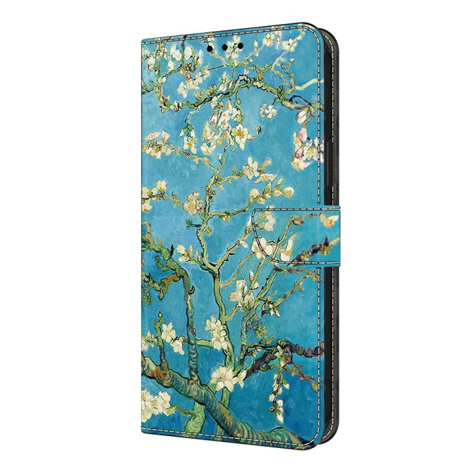 Housse Samsung Galaxy A37 Apricot Blossom Portefeuille Support