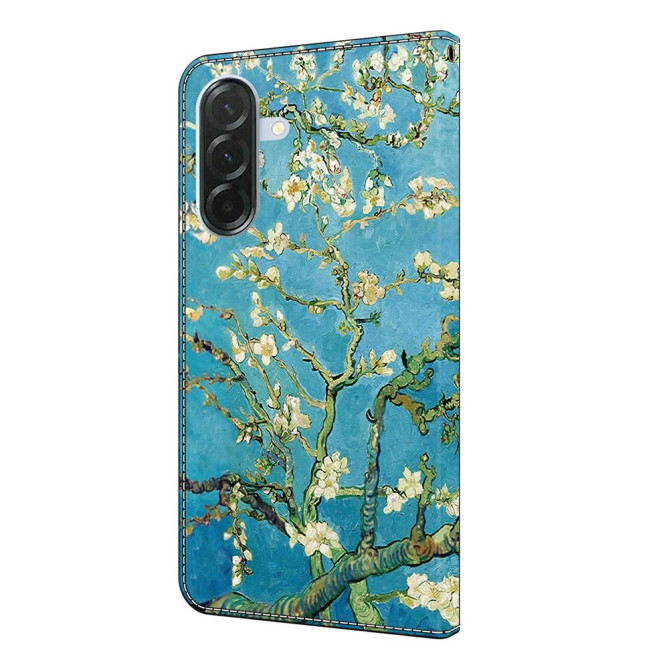 Housse Samsung Galaxy A37 Apricot Blossom Portefeuille Support