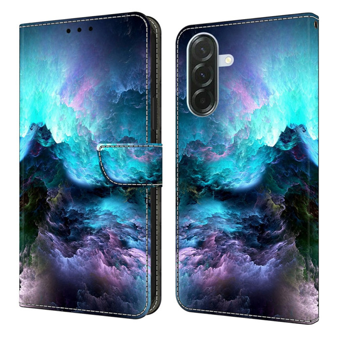 Housse Samsung Galaxy A37 Simili Cuir Portefeuille Support Multicolore