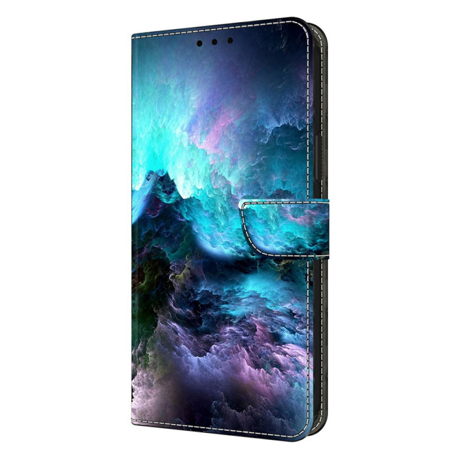 Housse Samsung Galaxy A37 Simili Cuir Portefeuille Support Multicolore