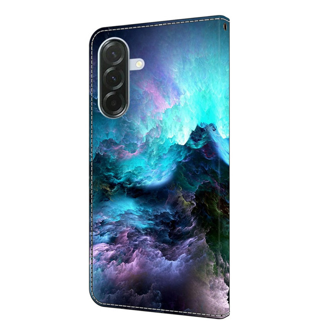 Housse Samsung Galaxy A37 Simili Cuir Portefeuille Support Multicolore