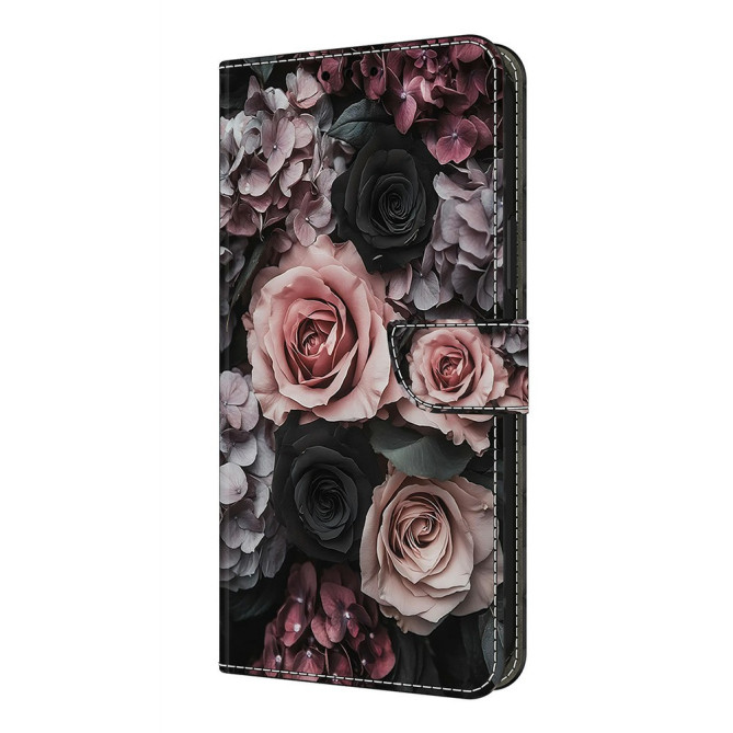 Housse Samsung Galaxy A37 Chinese Rose Portefeuille Support