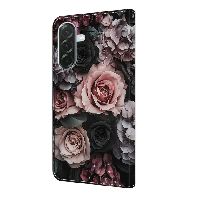 Housse Samsung Galaxy A37 Chinese Rose Portefeuille Support
