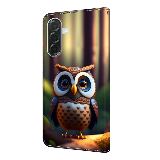 Housse Samsung Galaxy A37 Hibou Portefeuille Support