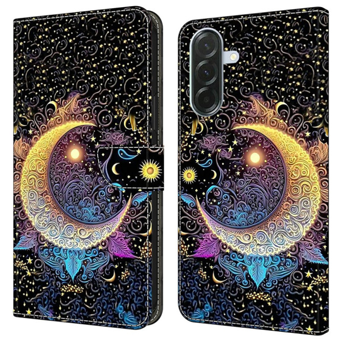 Housse Samsung Galaxy A37 Lune Portefeuille Support ALBA