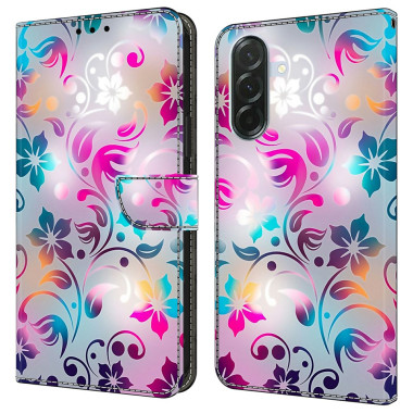 Housse Samsung Galaxy A37 Craft Flowers Portefeuille Support