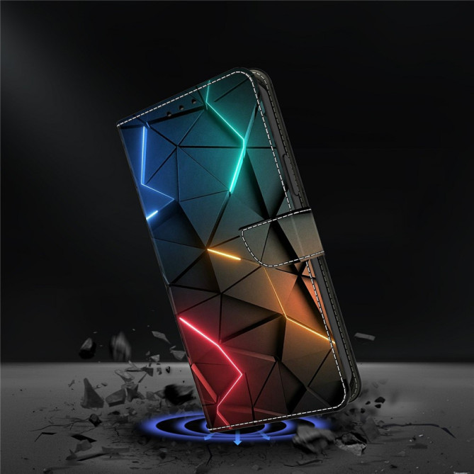 Housse Samsung Galaxy A37 Light Cracks Portefeuille Support