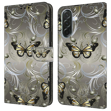 Housse Samsung Galaxy A37 Papillon Dentelle Portefeuille Support