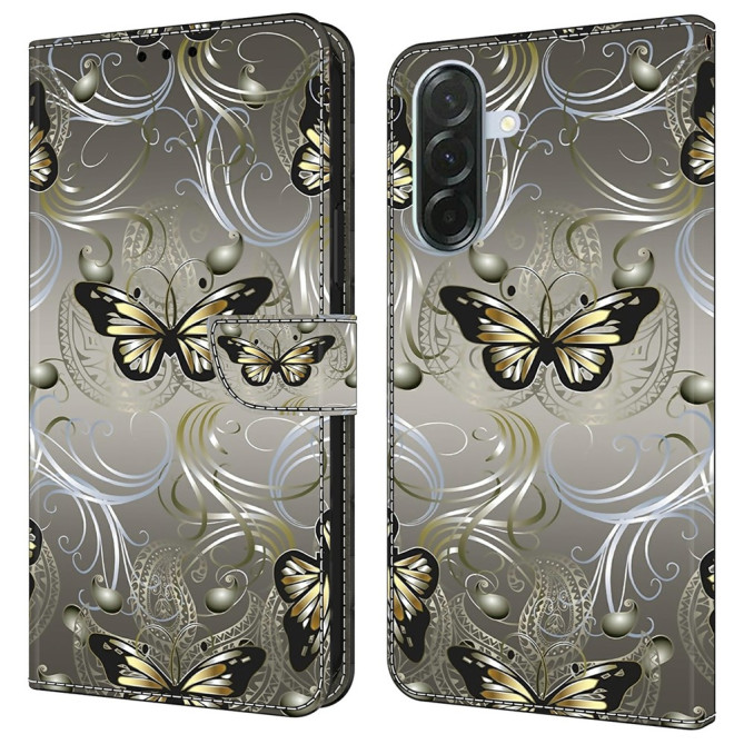 Housse Samsung Galaxy A37 Papillon Dentelle Portefeuille Support