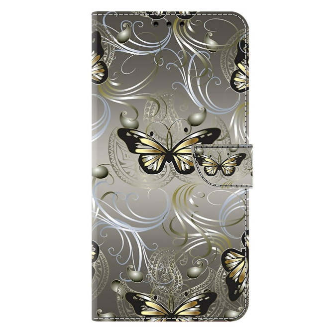 Housse Samsung Galaxy A37 Papillon Dentelle Portefeuille Support
