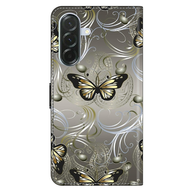 Housse Samsung Galaxy A37 Papillon Dentelle Portefeuille Support