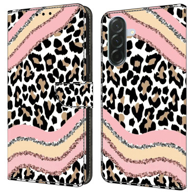 Housse Samsung Galaxy A37 Rayures Portefeuille Support