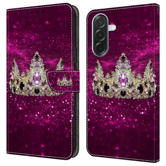 Housse Samsung Galaxy A37 Couronne Portefeuille Support