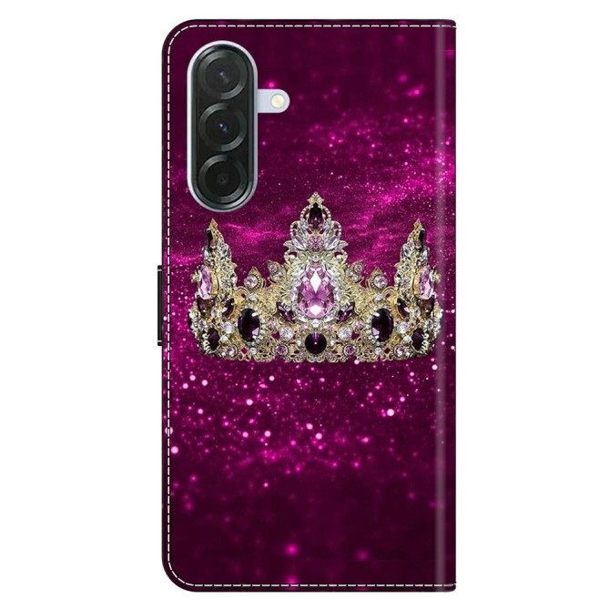 Housse Samsung Galaxy A37 Couronne Portefeuille Support