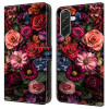 Housse Samsung Galaxy A37 Floral Portefeuille Support BRIA