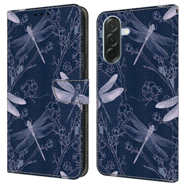 Housse Samsung Galaxy A37 Libellule Portefeuille Support