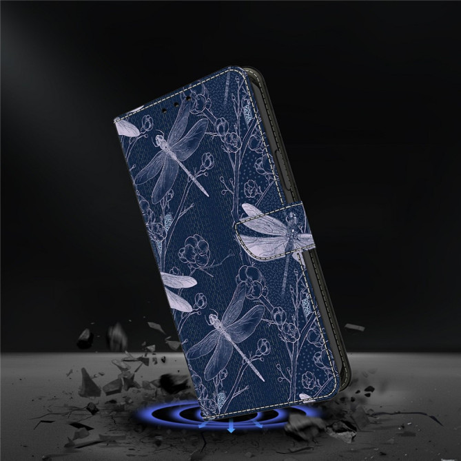 Housse Samsung Galaxy A37 Libellule Portefeuille Support