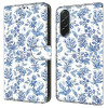 Housse Samsung Galaxy A37 Champ de Fleurs Portefeuille Support
