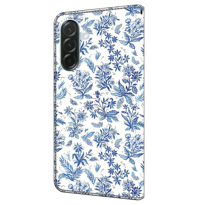 Housse Samsung Galaxy A37 Champ de Fleurs Portefeuille Support