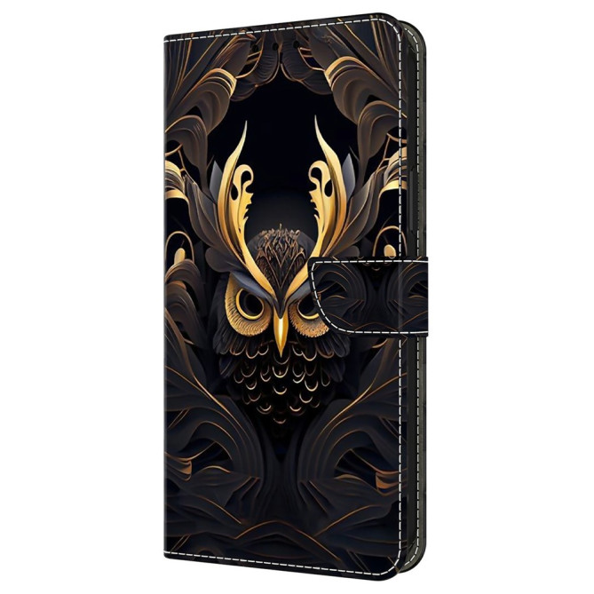 Housse Samsung Galaxy A37 Hibou Portefeuille Support ALBA