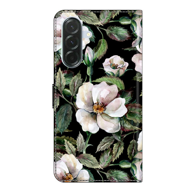 Housse Samsung Galaxy A37 Grande Fleur Portefeuille Support