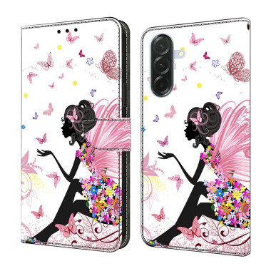 Housse Samsung Galaxy A37 Papillon Femme Portefeuille Support