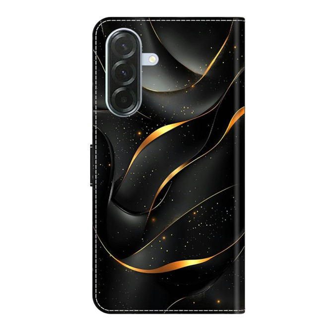 Housse Samsung Galaxy A37 Golden Ribbon Portefeuille Support