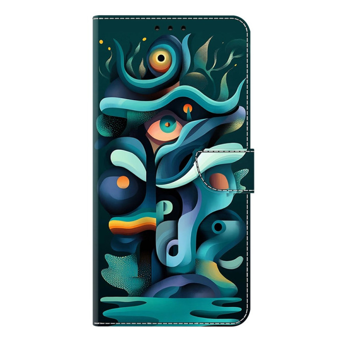Housse Samsung Galaxy A37 Graffiti Green Shadow Portefeuille Support