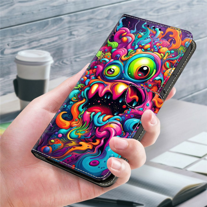 Housse Samsung Galaxy A37 Graffiti Qilin Portefeuille Support