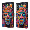 Housse Samsung Galaxy A37 Graffiti Portefeuille Support