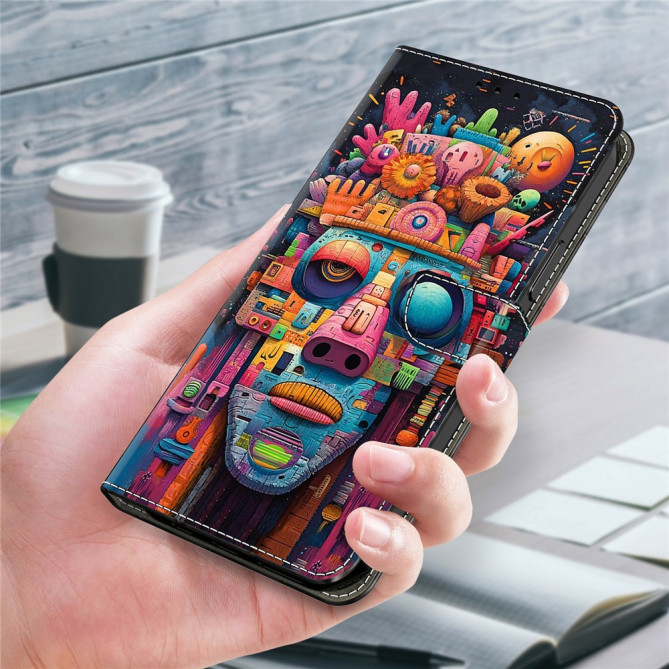 Housse Samsung Galaxy A37 Graffiti Portefeuille Support