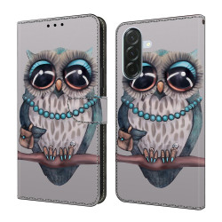 Housse Samsung Galaxy A37 Hibou Portefeuille Support BRIA