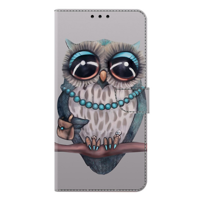 Housse Samsung Galaxy A37 Hibou Portefeuille Support BRIA