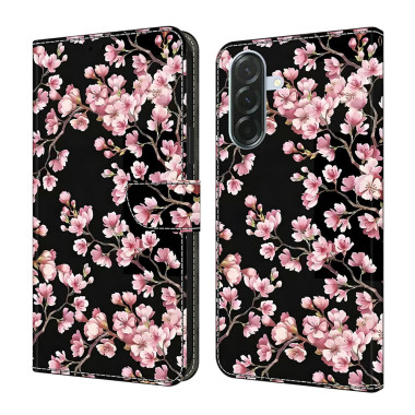 Housse Samsung Galaxy A37 Peach Blossom Portefeuille Support