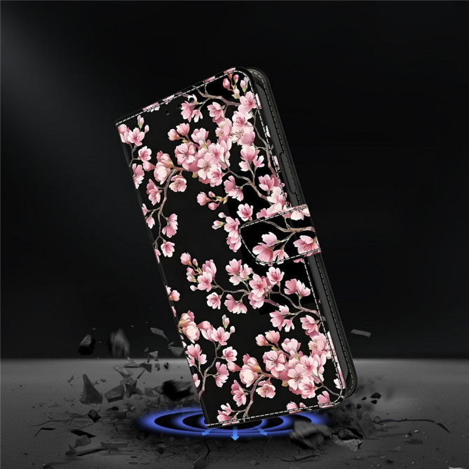 Housse Samsung Galaxy A37 Peach Blossom Portefeuille Support