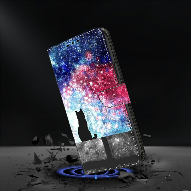 Housse Samsung Galaxy A37 Étoile Portefeuille Support