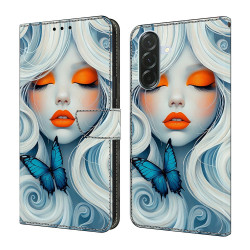 Housse Samsung Galaxy A37 Snow Woman Portefeuille Support