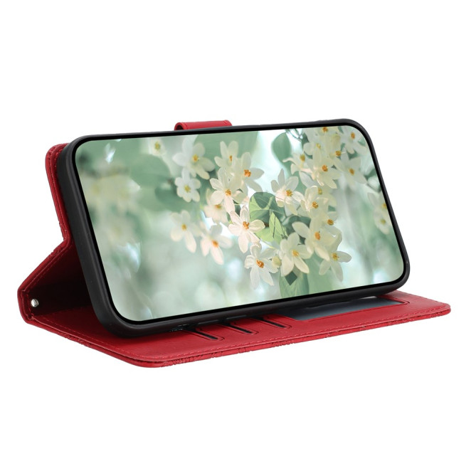 Housse Samsung Galaxy A37 Fleurs Portefeuille Dragonne