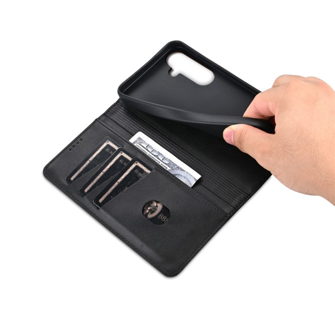 Housse Samsung Galaxy A37 AZNS Portefeuille Cuir Bovin