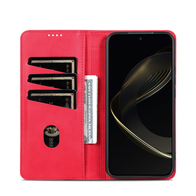 Housse Samsung Galaxy A37 AZNS Portefeuille Cuir Bovin