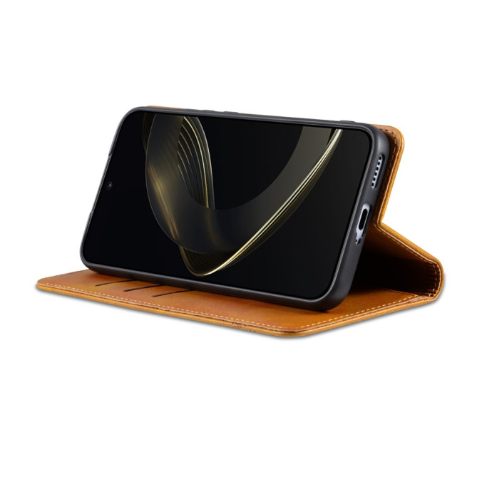 Housse Samsung Galaxy A37 AZNS Portefeuille Cuir Bovin