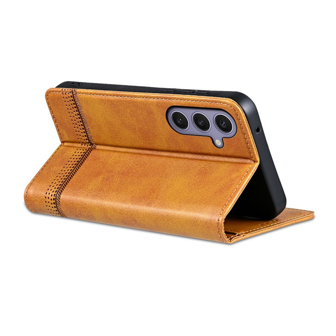 Housse Samsung Galaxy A37 AZNS Portefeuille Cuir Bovin