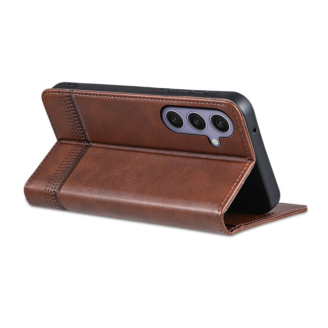 Housse Samsung Galaxy A37 AZNS Portefeuille Cuir Bovin