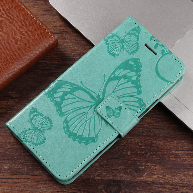 Housse Samsung Galaxy A37 Papillon Floral Portefeuille Support DINA