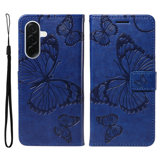 Housse Samsung Galaxy A37 Papillon Floral Portefeuille Support DINA