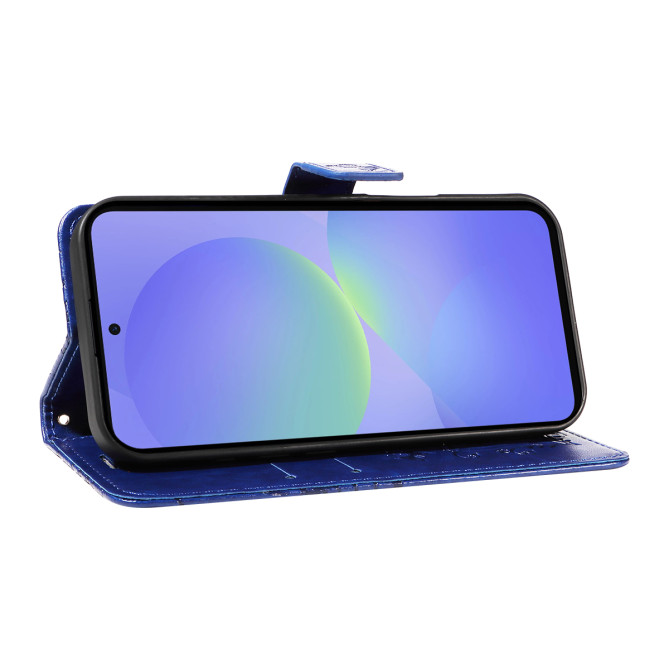 Housse Samsung Galaxy A37 Papillon Floral Portefeuille Support DINA