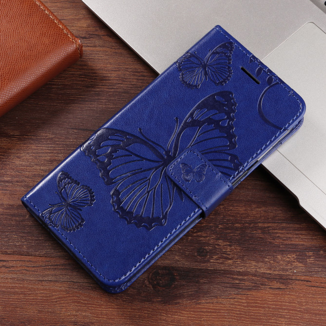 Housse Samsung Galaxy A37 Papillon Floral Portefeuille Support DINA