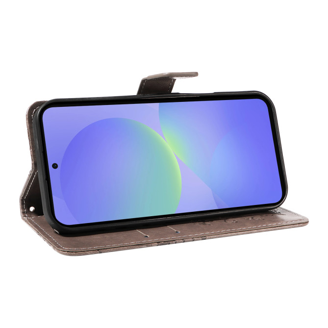 Housse Samsung Galaxy A37 Papillon Floral Portefeuille Support DINA