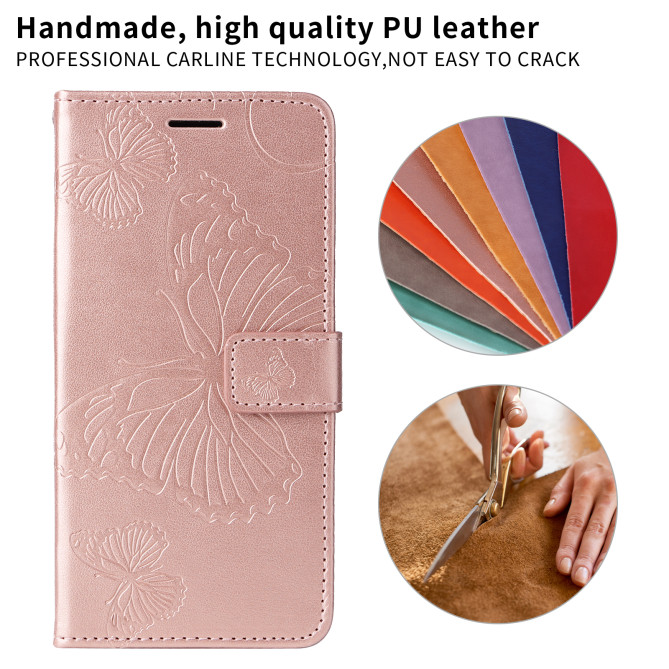Housse Samsung Galaxy A37 Papillon Floral Portefeuille Support DINA